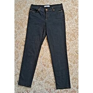 Dismero VTG Womens Jeans Size 34 Blue Stretch Mid Rise Straight Leg Pre-owned‎